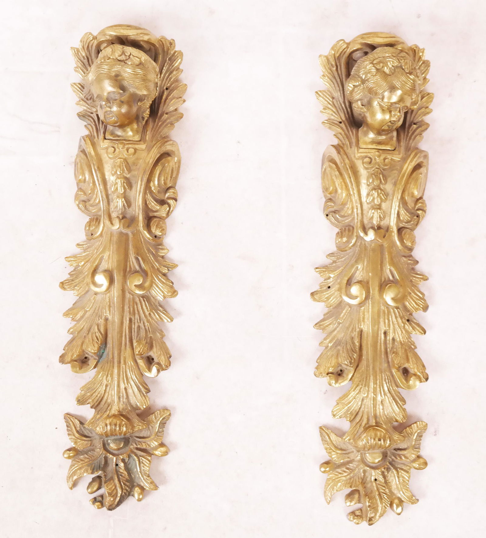 Pair of Rococo-Style Gilt Bronze Appliques (1 of 7)
