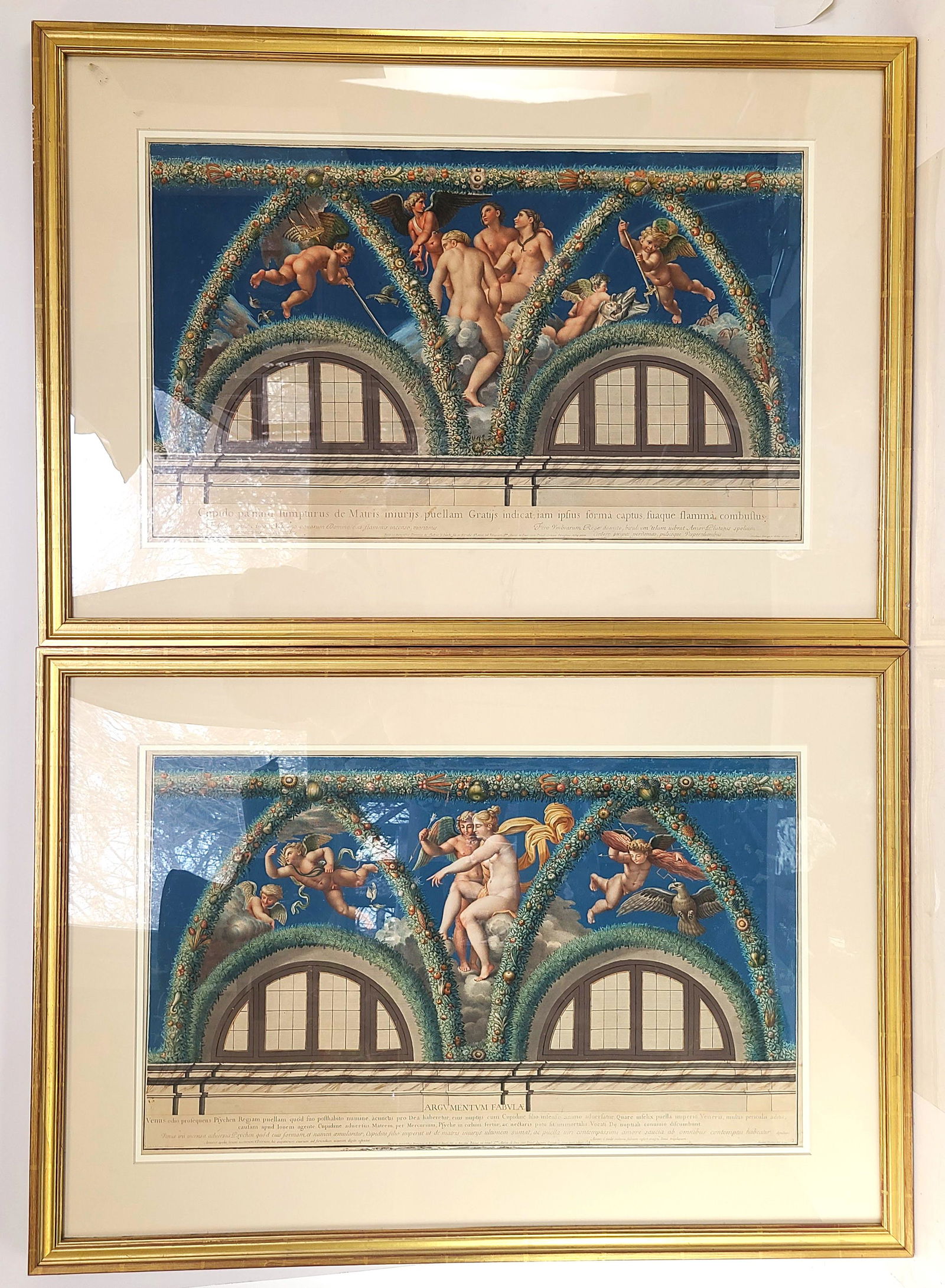 Nicolas DORIGNY: Pair of Romanesque Engravings (1 of 20)