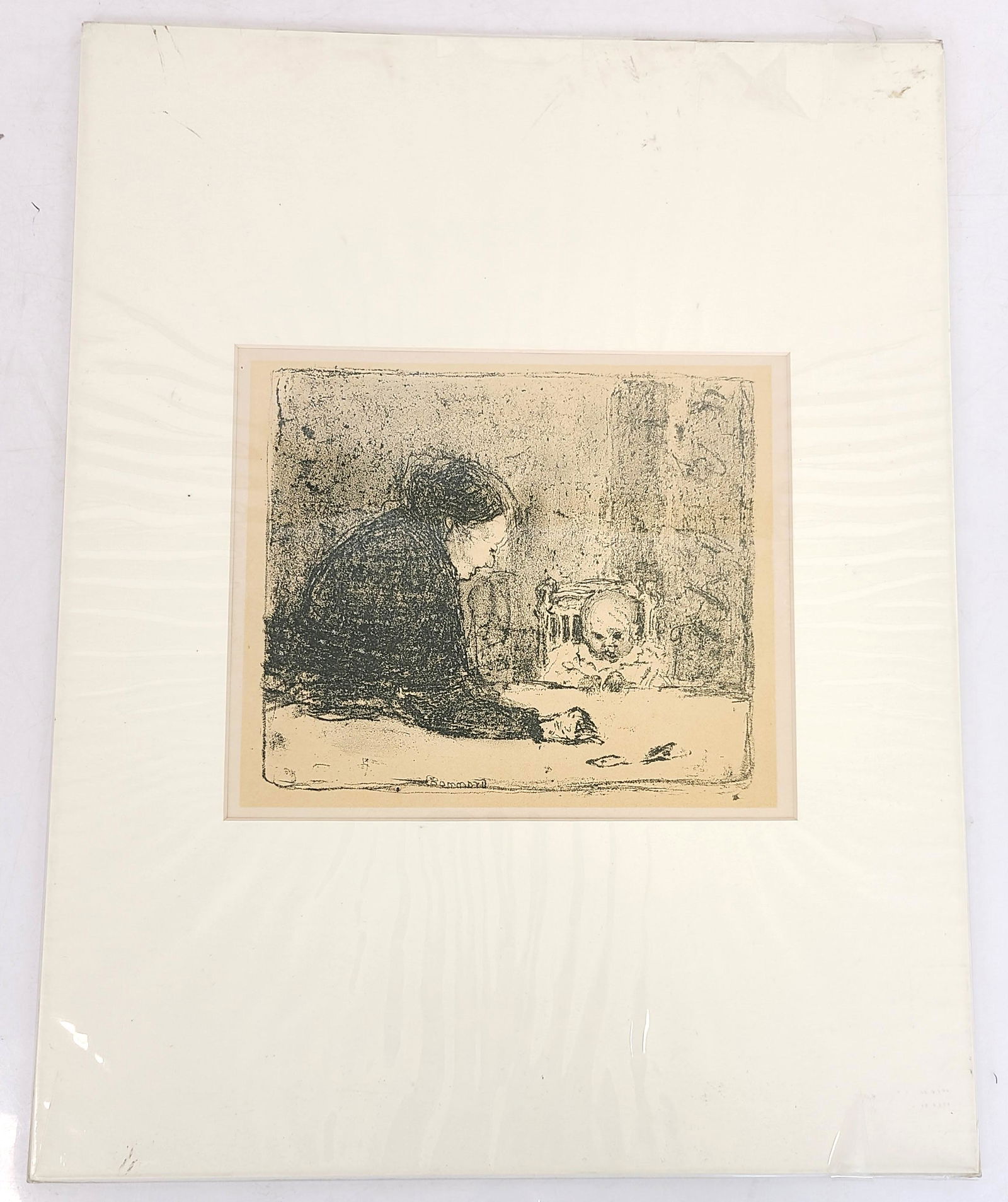 After Pierre BONNARD: "Le Grandmere" - Lithograph (1 of 7)