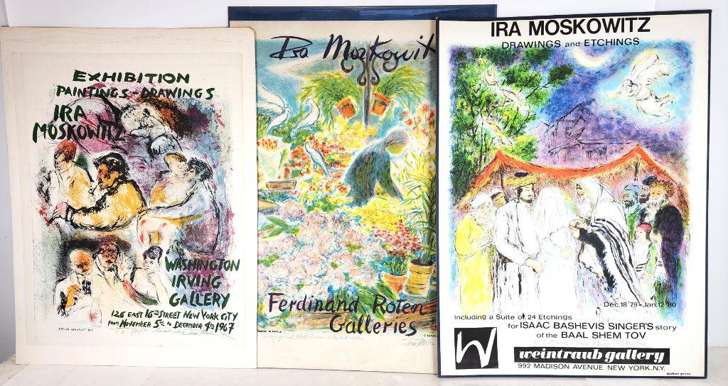 Ira MOSKOWITZ: Three Exhibition Posters (1 of 16)