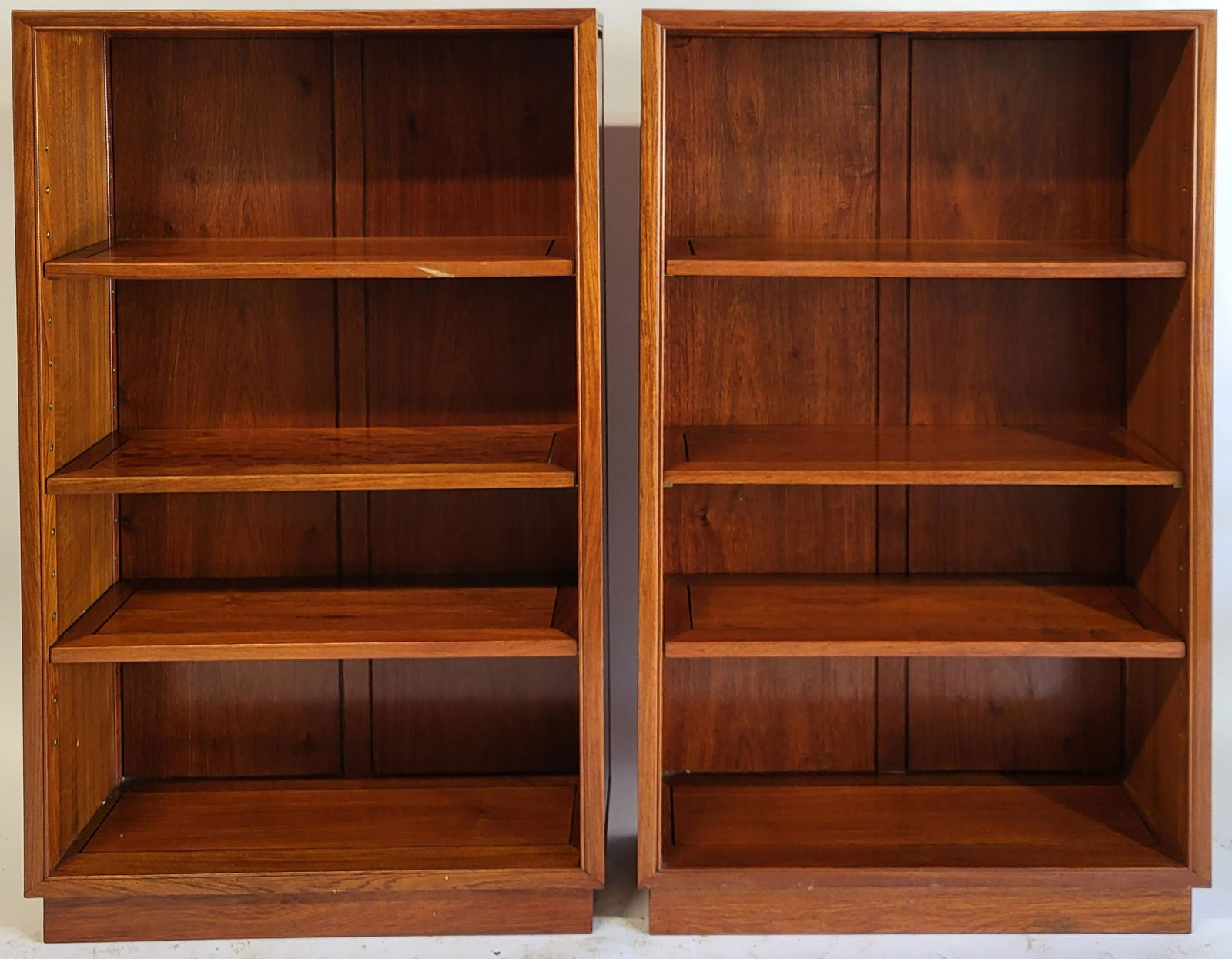 Pair of Chinese Teakwood Bookcases (1 of 10)