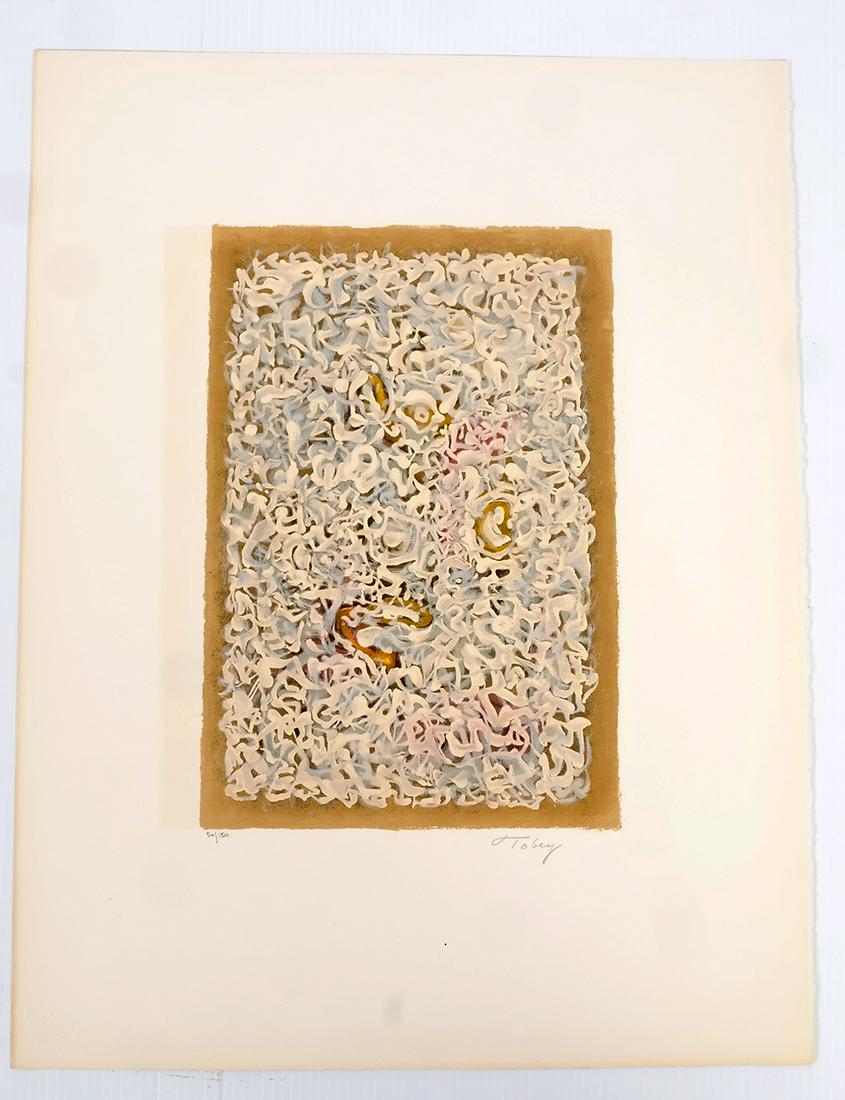 Mark TOBEY: "Raissance of a Flower" - Lithograph (1 of 11)
