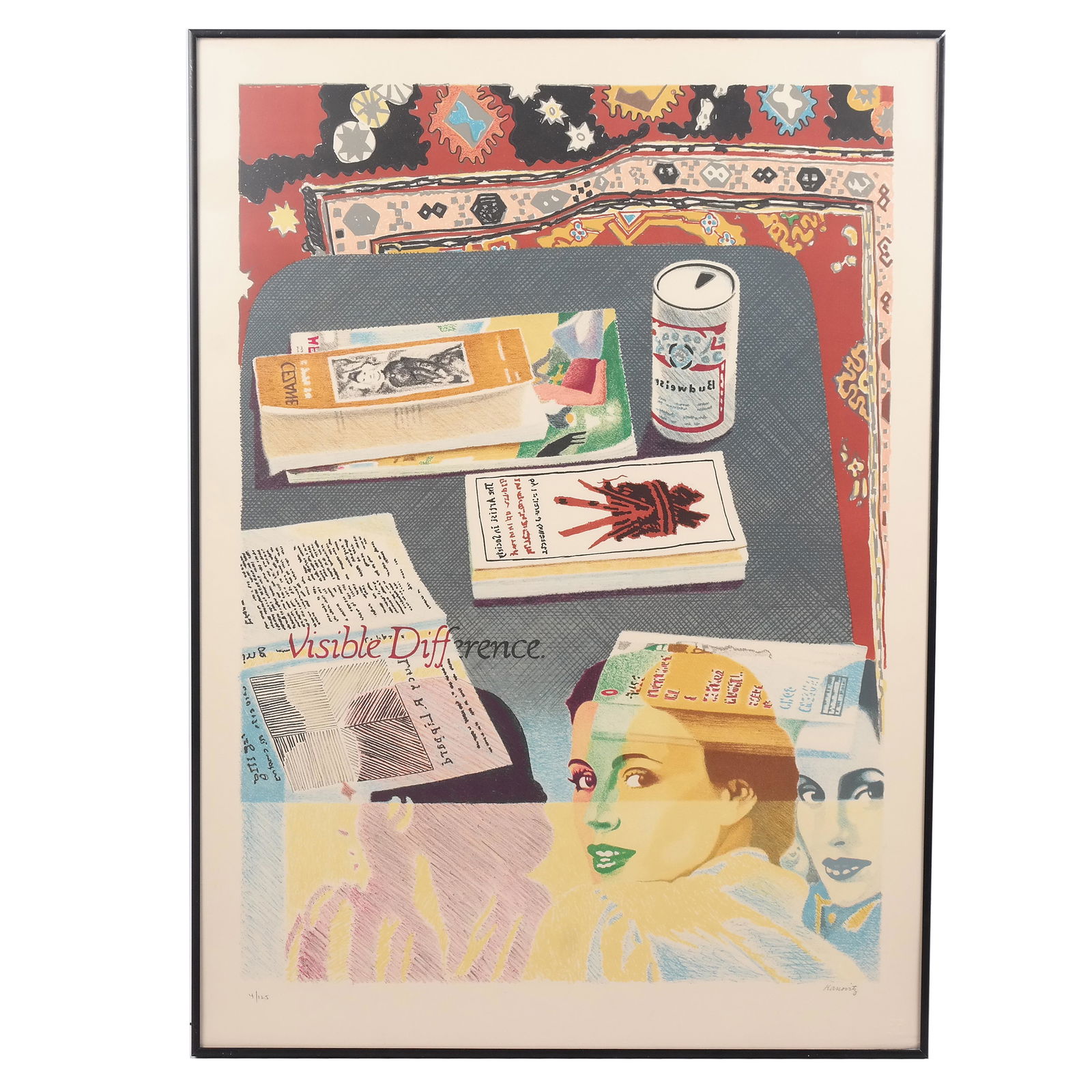 Howard KANOVITZ: "Visible Difference" - Lithograph (1 of 7)