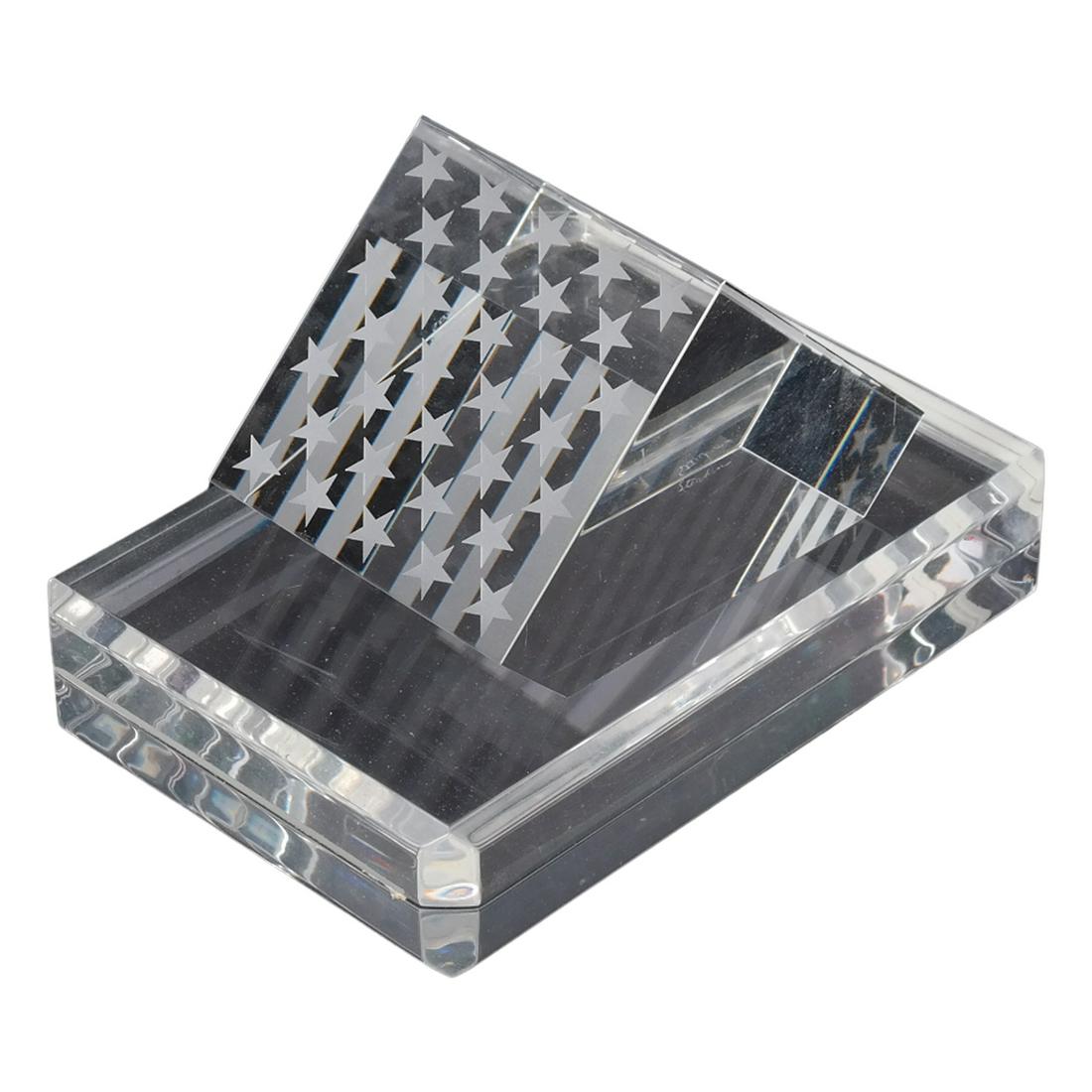 Steuben Glass Stars & Stripes Desk Weight (1 of 4)