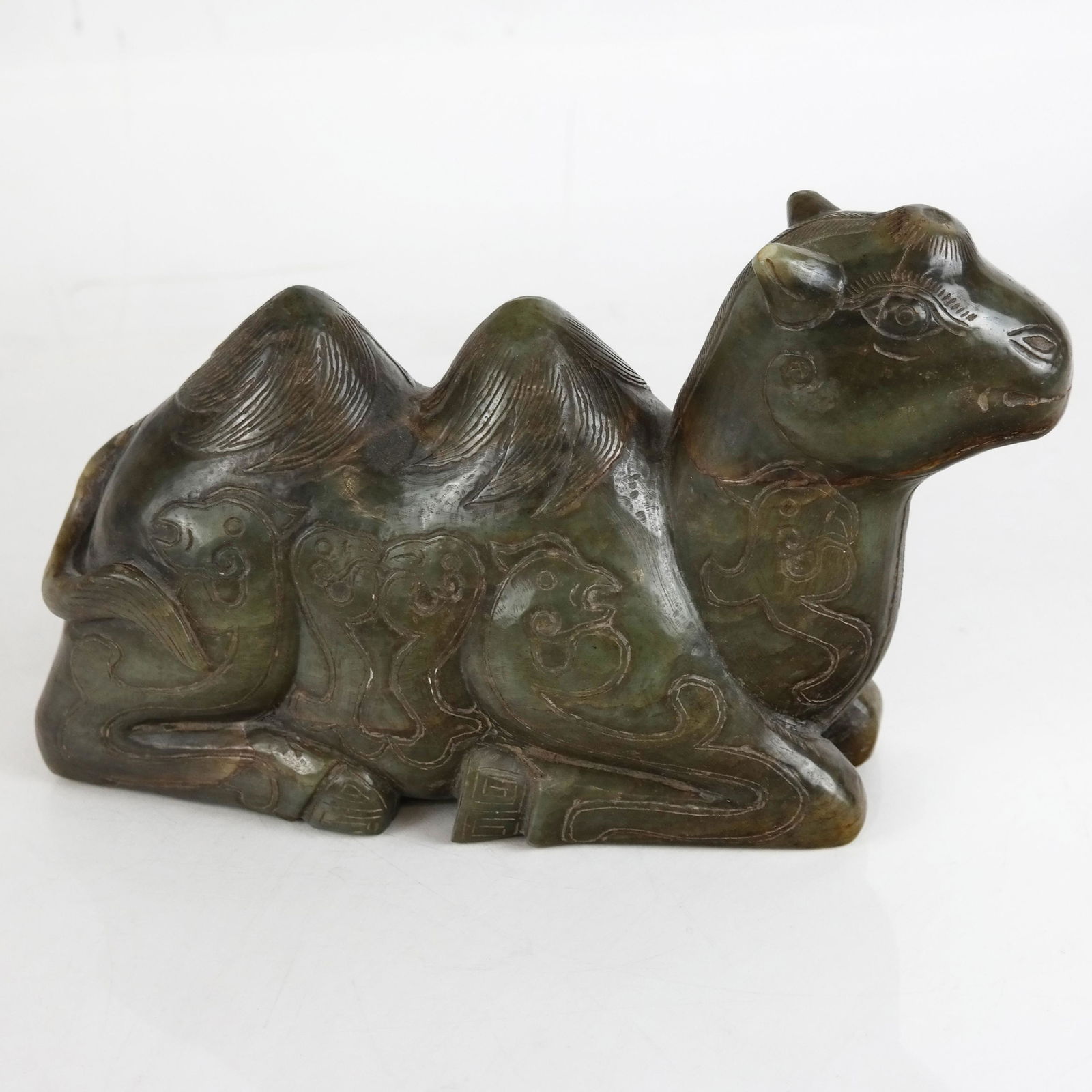 Chinese Jade Carving of Bactrian Camel (1 of 7)
