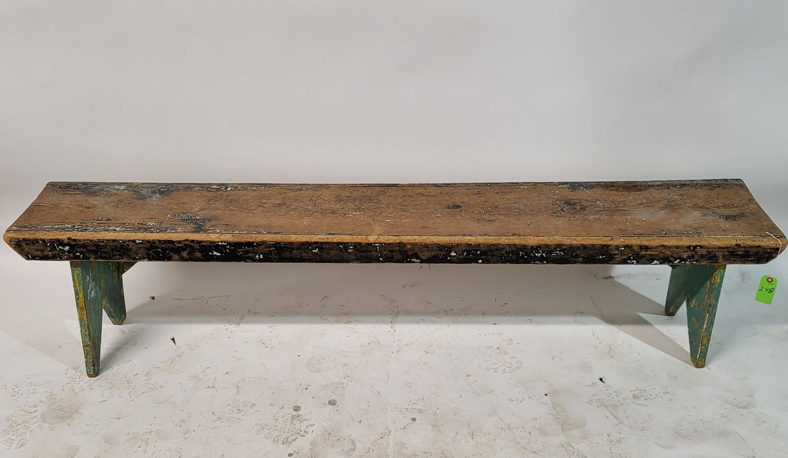 Long Railroad-Style Bench (1 of 9)