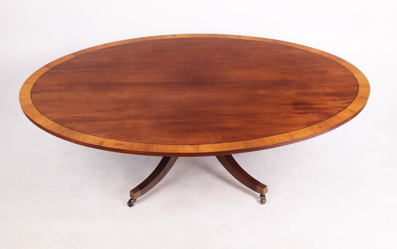 Regency-Style Mahogany Coffee Table (1 of 9)
