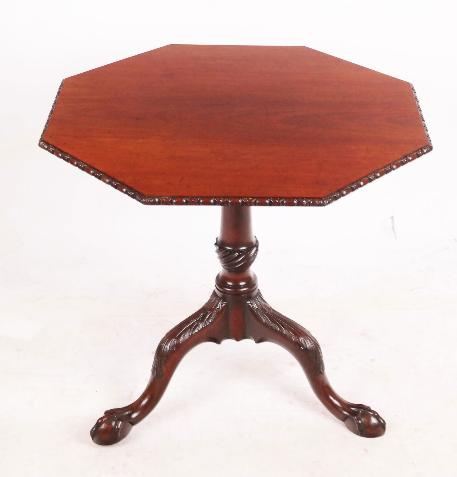 George III Period Mahogany Tilt Top Table (1 of 10)