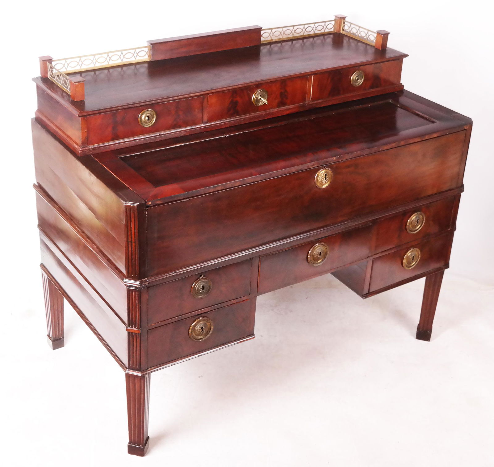 French Empire Period Mahogany Desk (1 of 11)