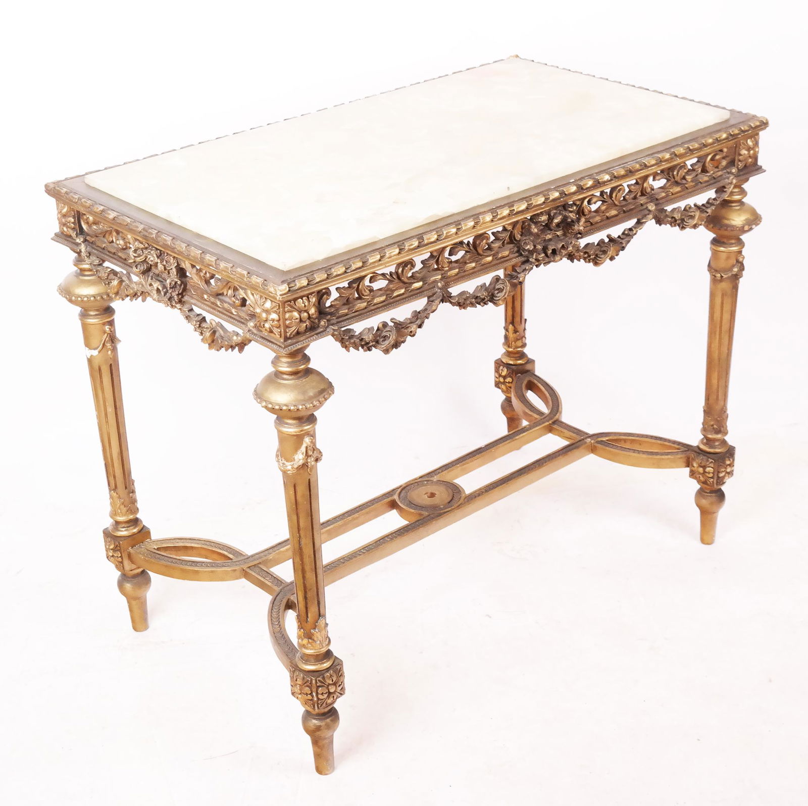 Louis XVI-Style Giltwood Center Table (1 of 11)