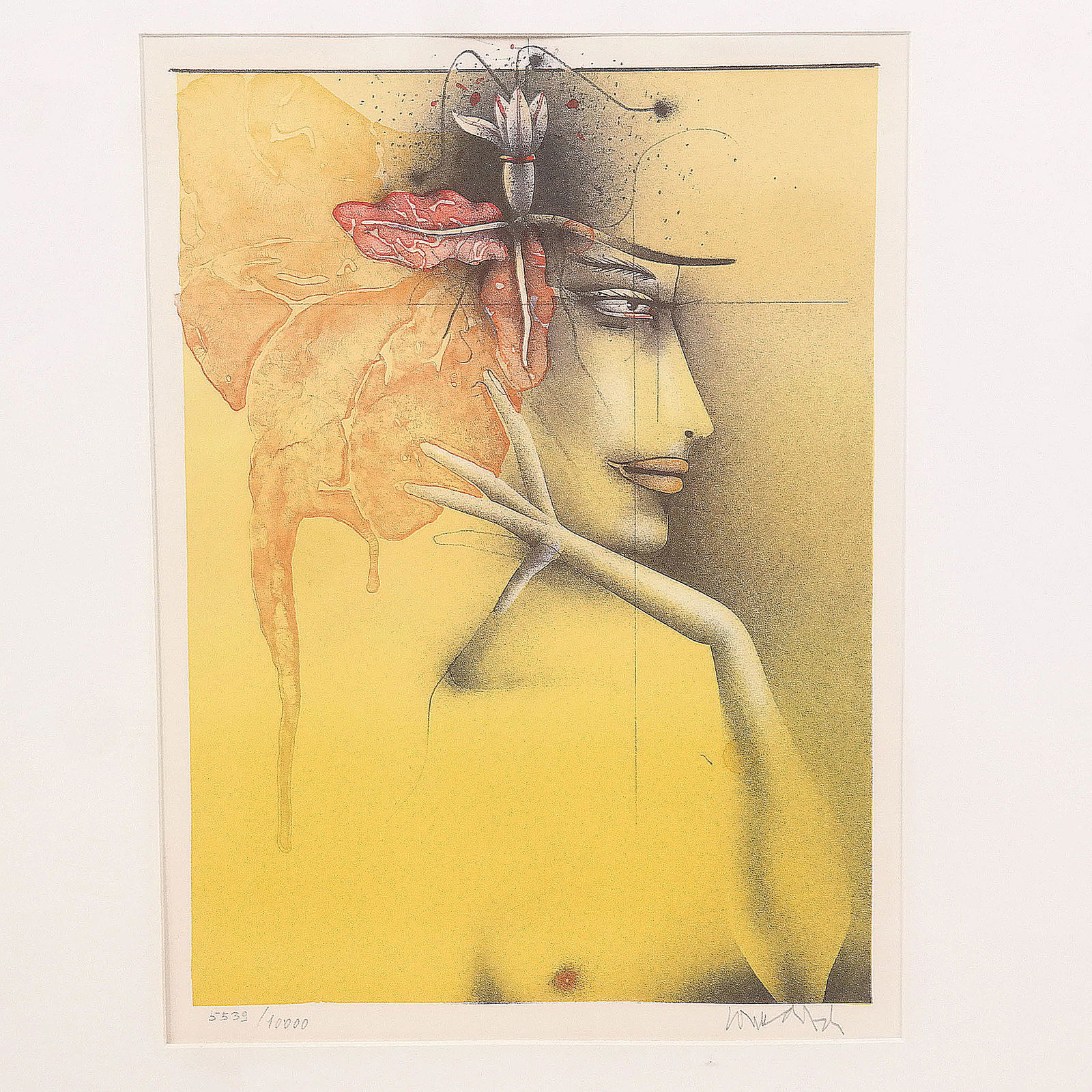 Paul WUNDERLICH: "Tete de Femme", Litho (1 of 7)