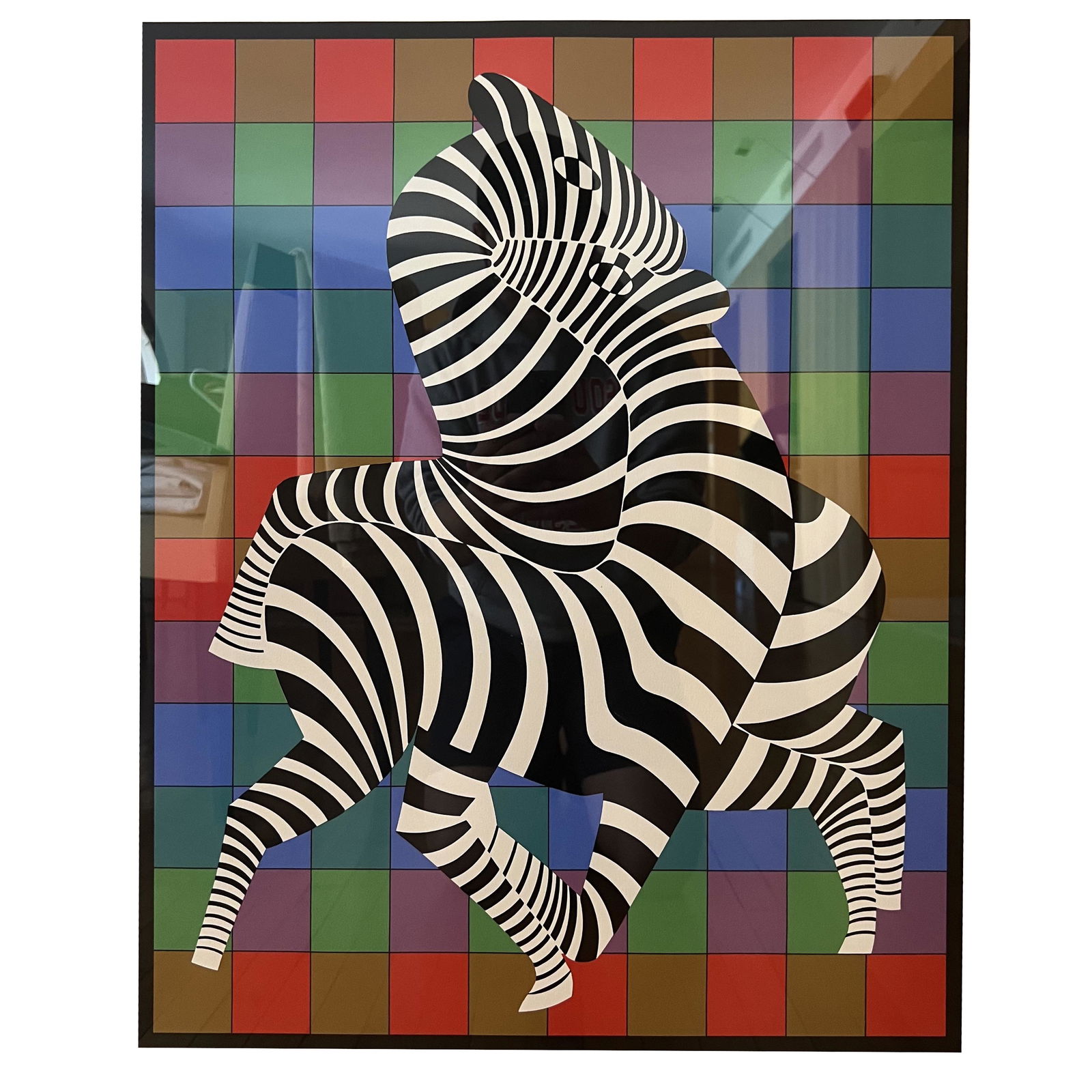 Victor VASARELY: “Zebra Zambo” Serigraph (1 of 7)