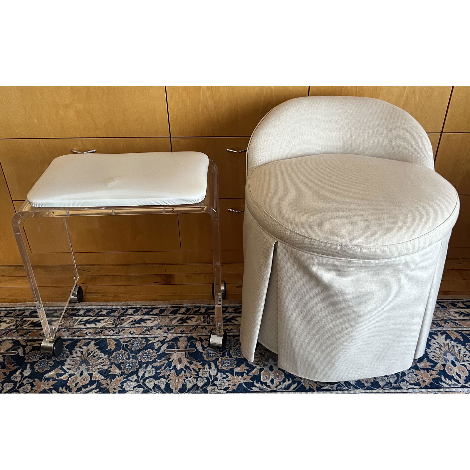 Lucite Bench & Powder Room Seat (1 of 9)
