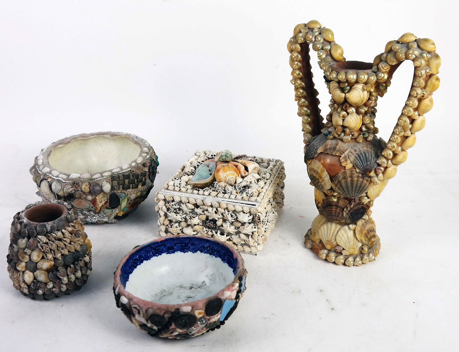 Group of Shell-Encrusted Items (1 of 11)
