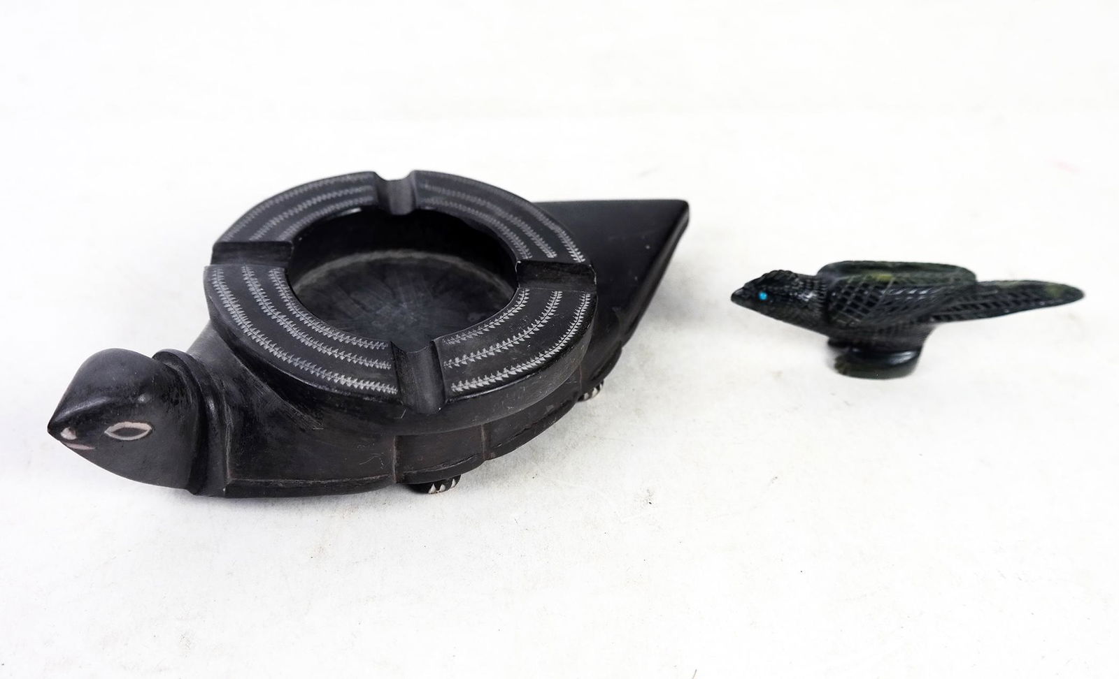 Two Carved Stone Items (1 of 8)