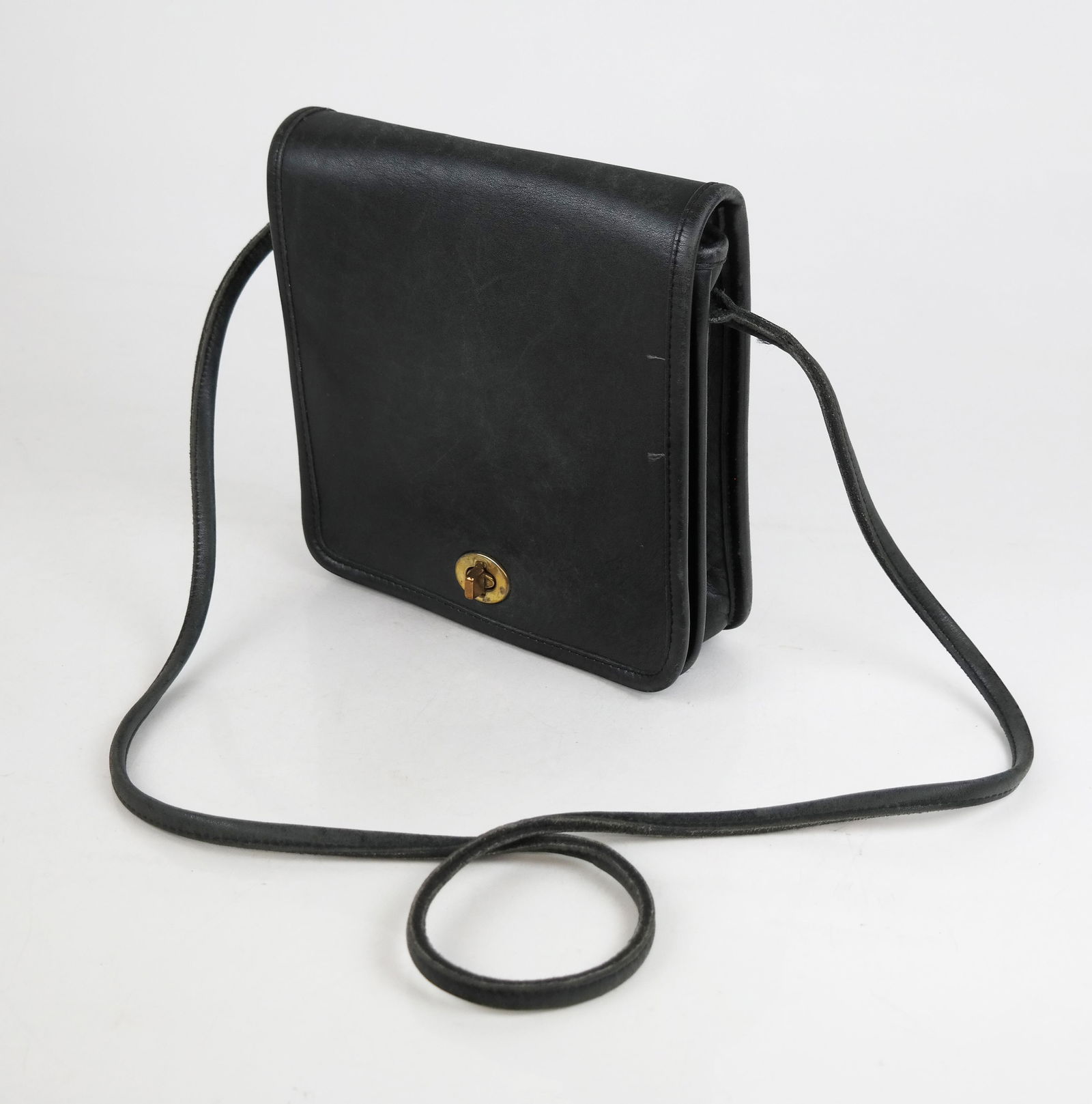 Coach Black Leather Crossbody Handbag (1 of 8)