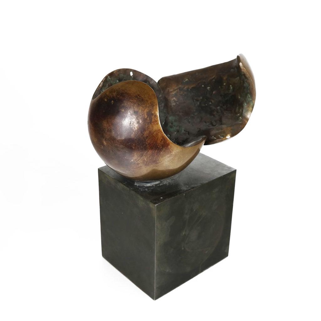 Art Moderne Bronze on Square Metal Base, Signed (1 of 9)