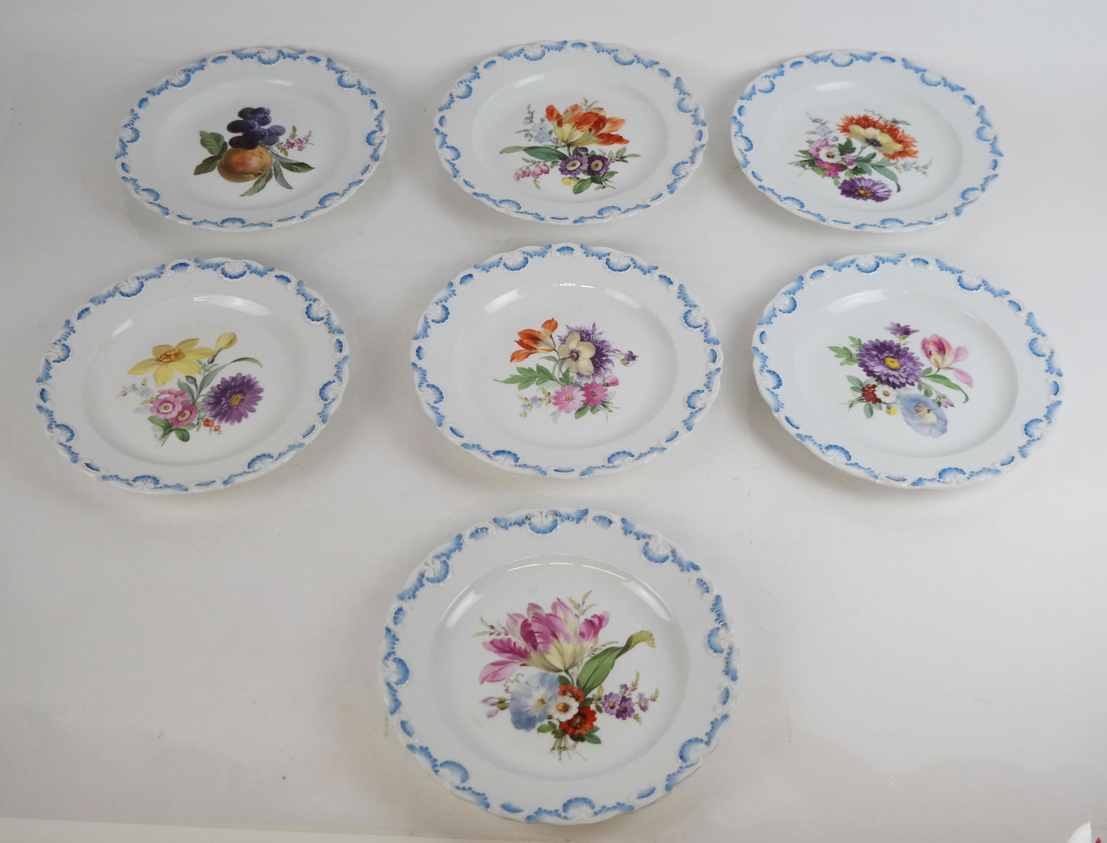 Meissen Germany Paint Decorated Porcelain Plates-7 (1 of 12)