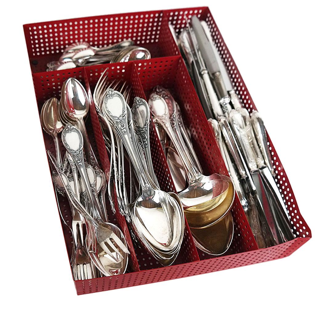 105-Pc Rostfrei Sterling Silver Flatware Set (1 of 6)