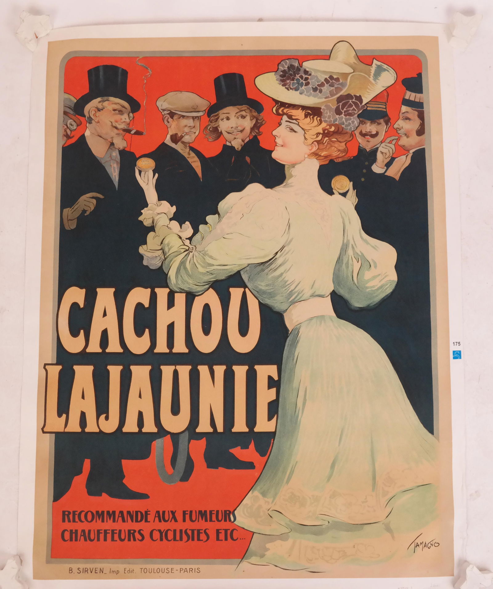 Francisco TAMAGNO: Vintage Poster- Cachou LaJaunie (1 of 8)
