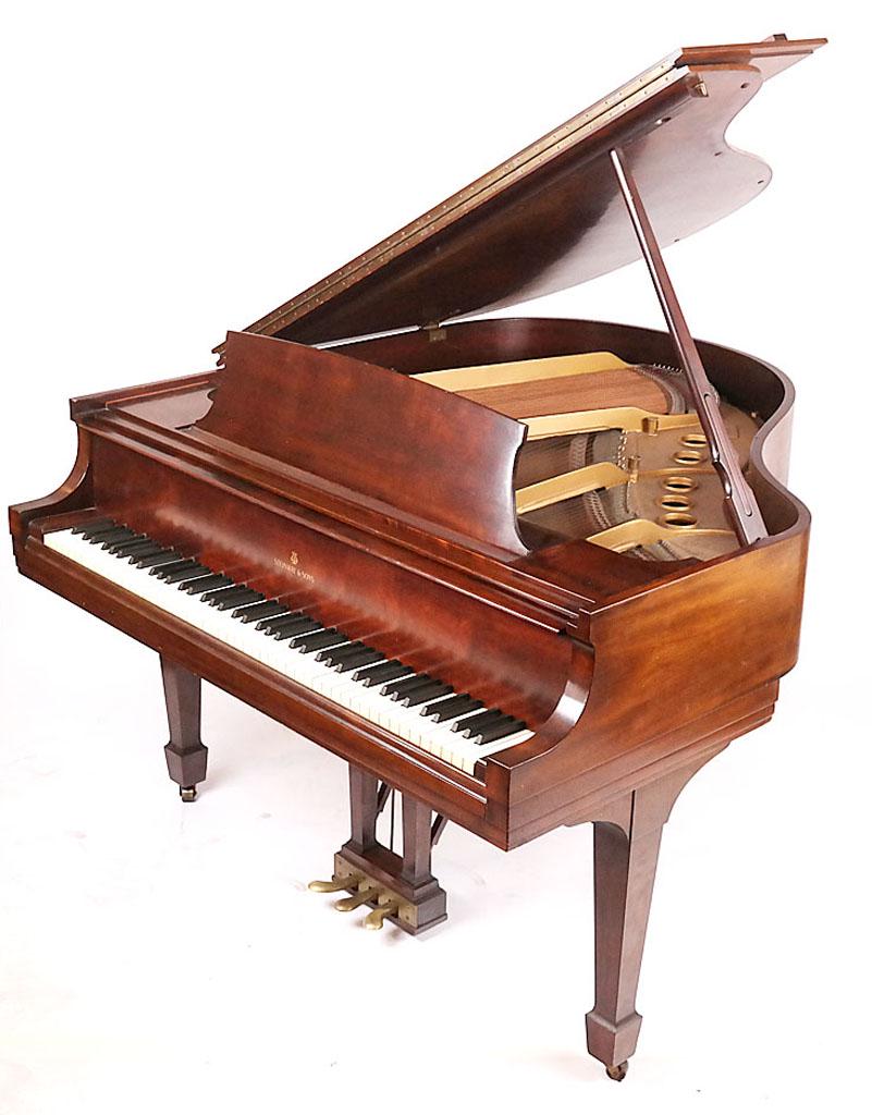 Steinway & Sons Model S Mahogany Baby Grand Piano (1 of 16)