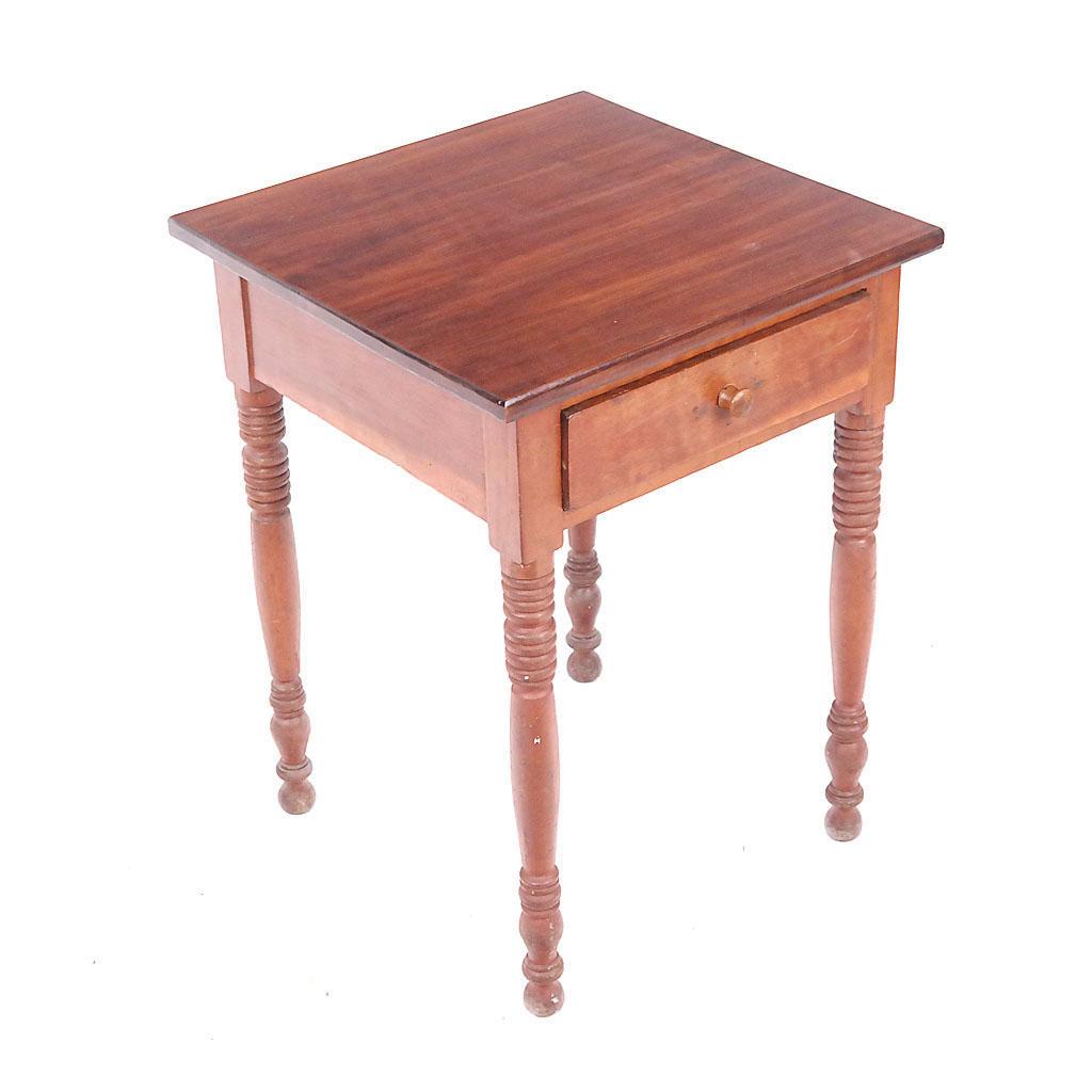 19th C. American Cherry Work Table (1 of 5)