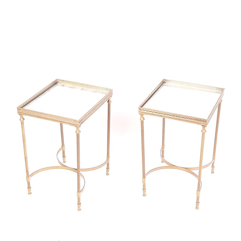 Pair of Neoclassical-Style Side Tables (1 of 5)