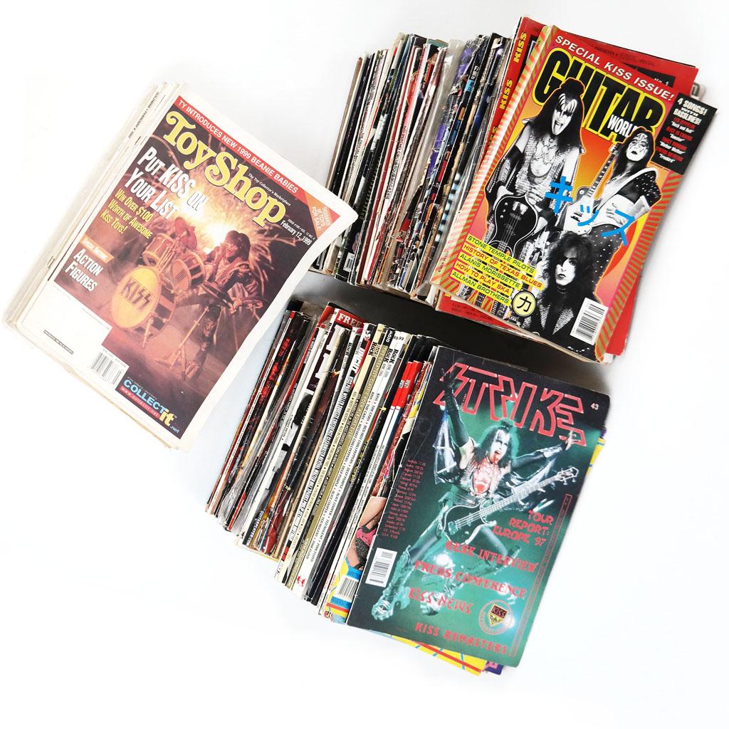 Large KISS Ephemera Group - Magazines (1 of 5)