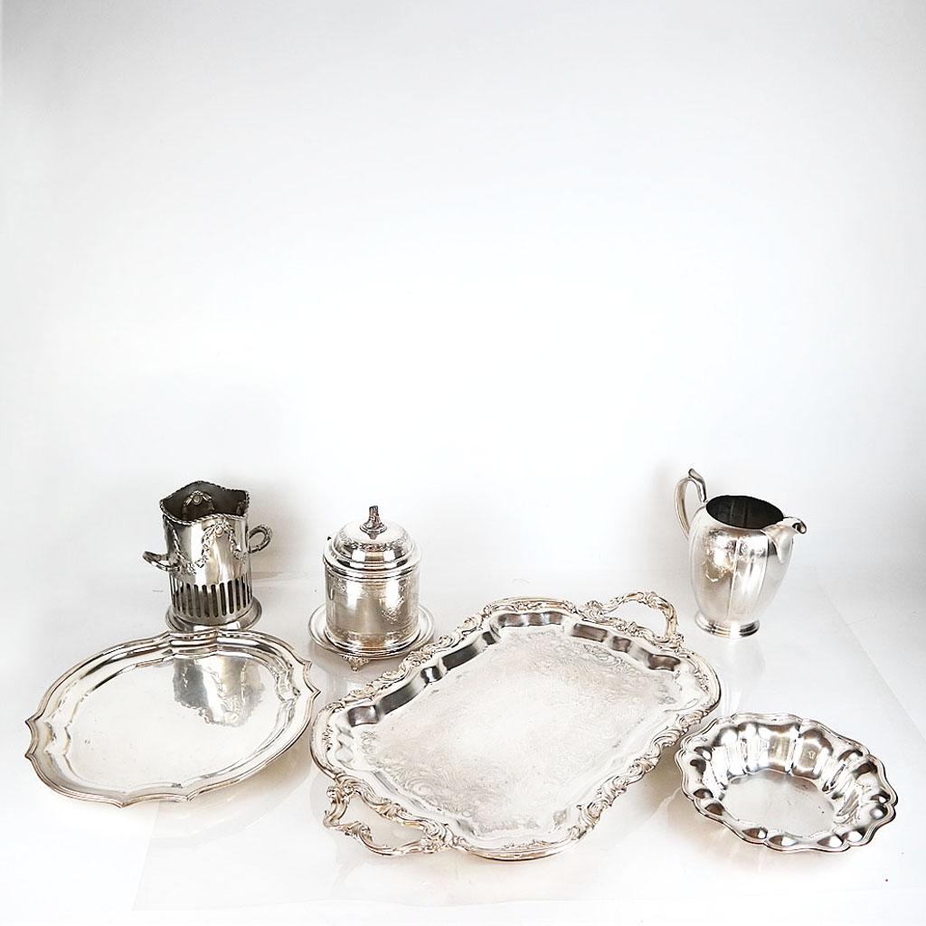 Six (6) Silver Plate Serving Articles (1 of 13)