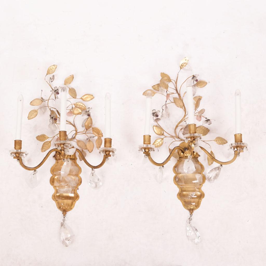 Pair of Wall Lights Attrib. to Maison Bagues (1 of 13)