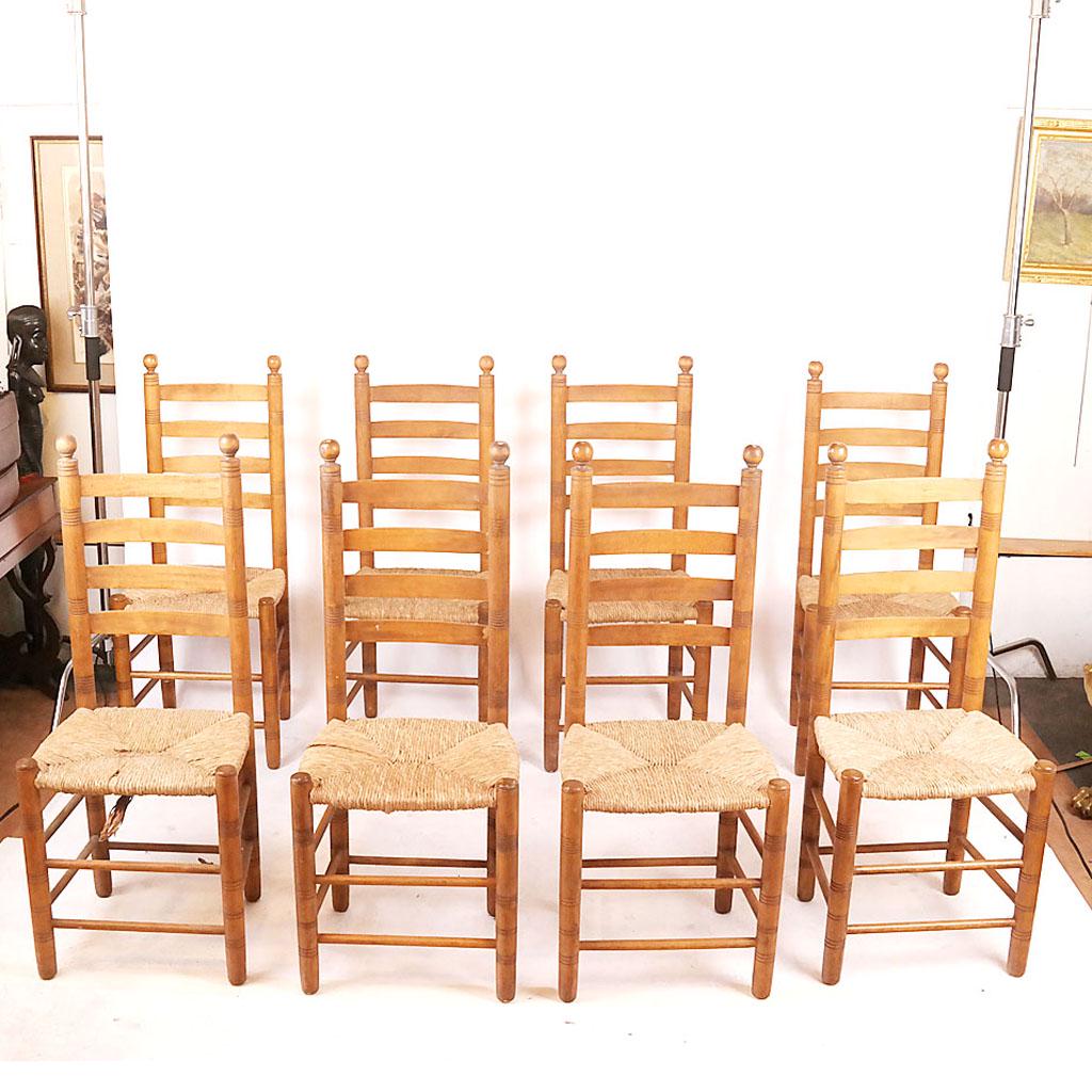 American Shaker Farmhouse Side Chairs (8) (1 of 7)