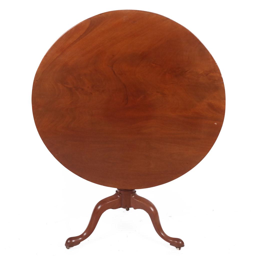 Antique Tilt Top Tripod Walnut Table (1 of 7)