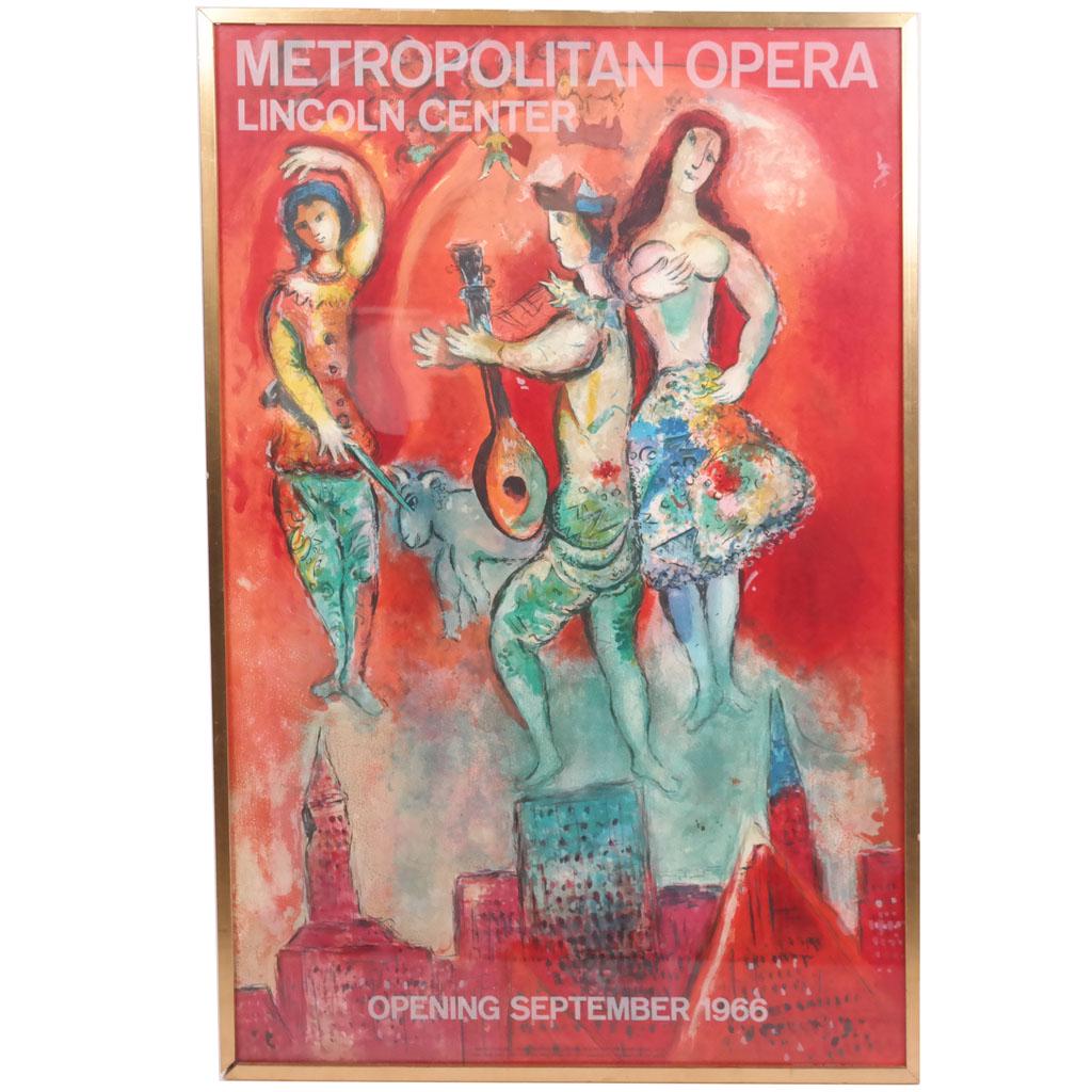 Marc CHAGALL: Met Opera - Repro Poster (1 of 6)