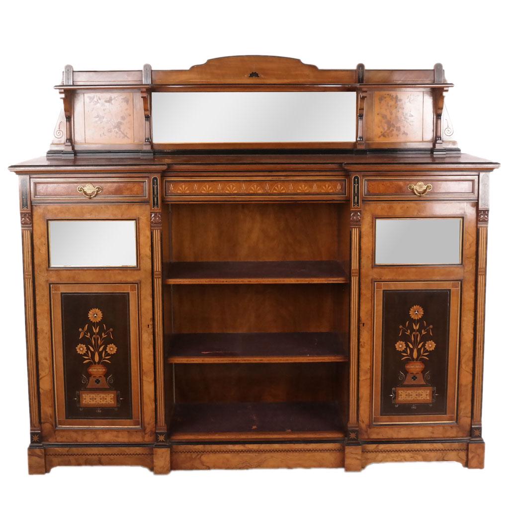 19th C. English Aesthetic Side Cabinet (1 of 8)