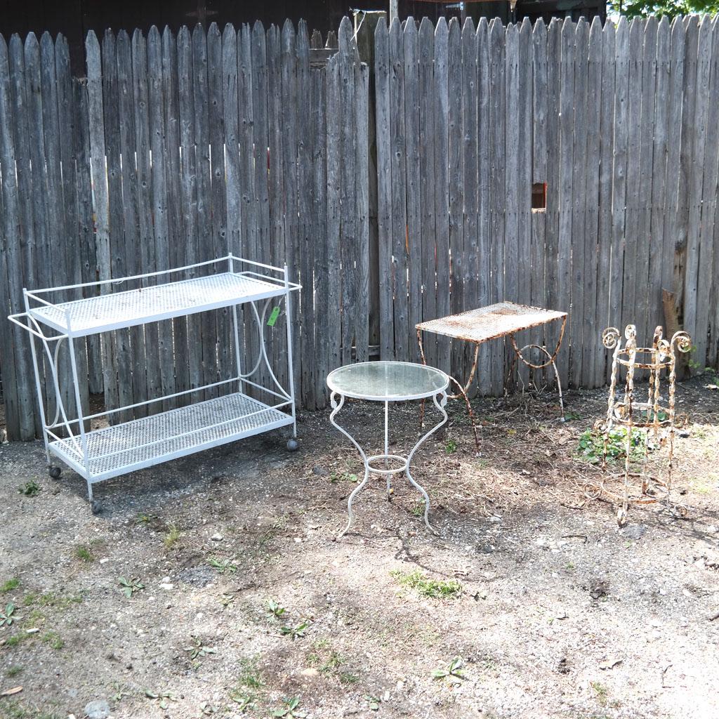 Group of Garden Serving Furniture (1 of 8)