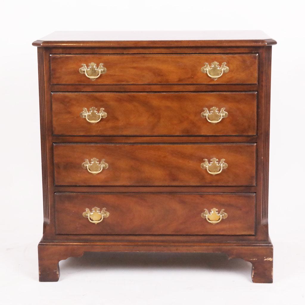 Walnut Bachelor Chest by Kittinger, NY (1 of 8)