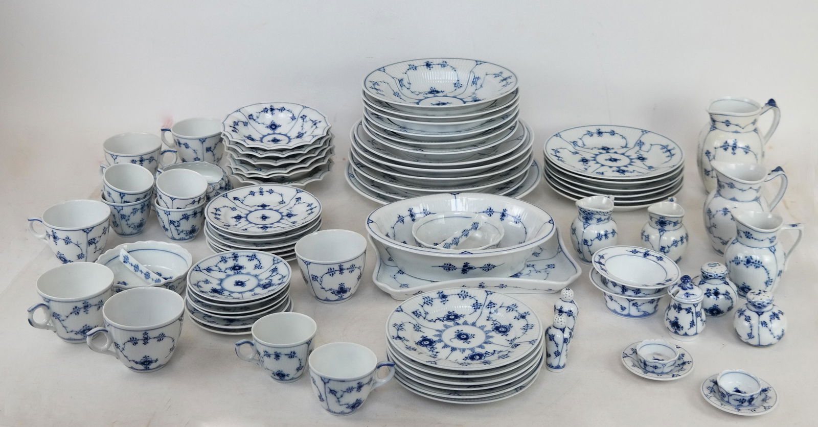 Royal Copenhagen "Blue Lace" Service (63 Pcs) (1 of 19)
