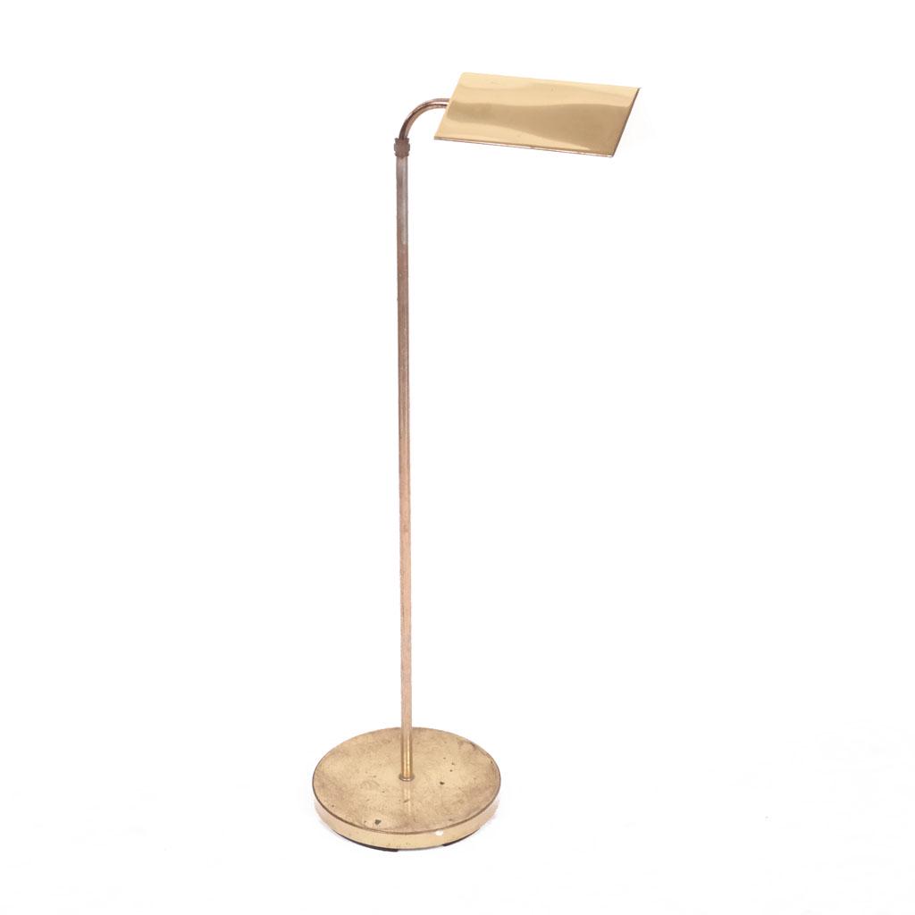 Brass Adjustable Height Floor Lamp (1 of 9)