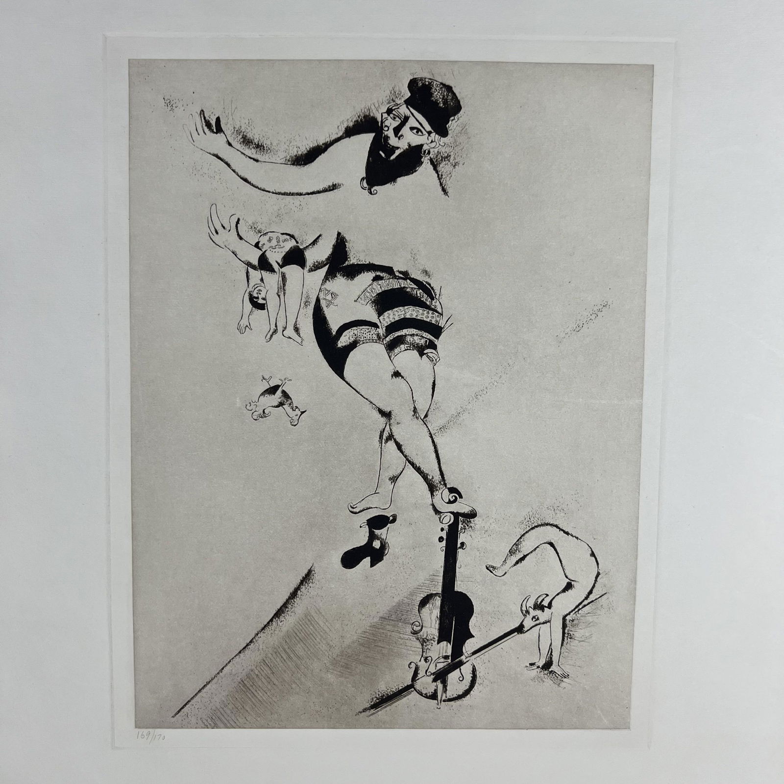 After Marc CHAGALL: "Der Akrobat..." - Etching (1 of 10)