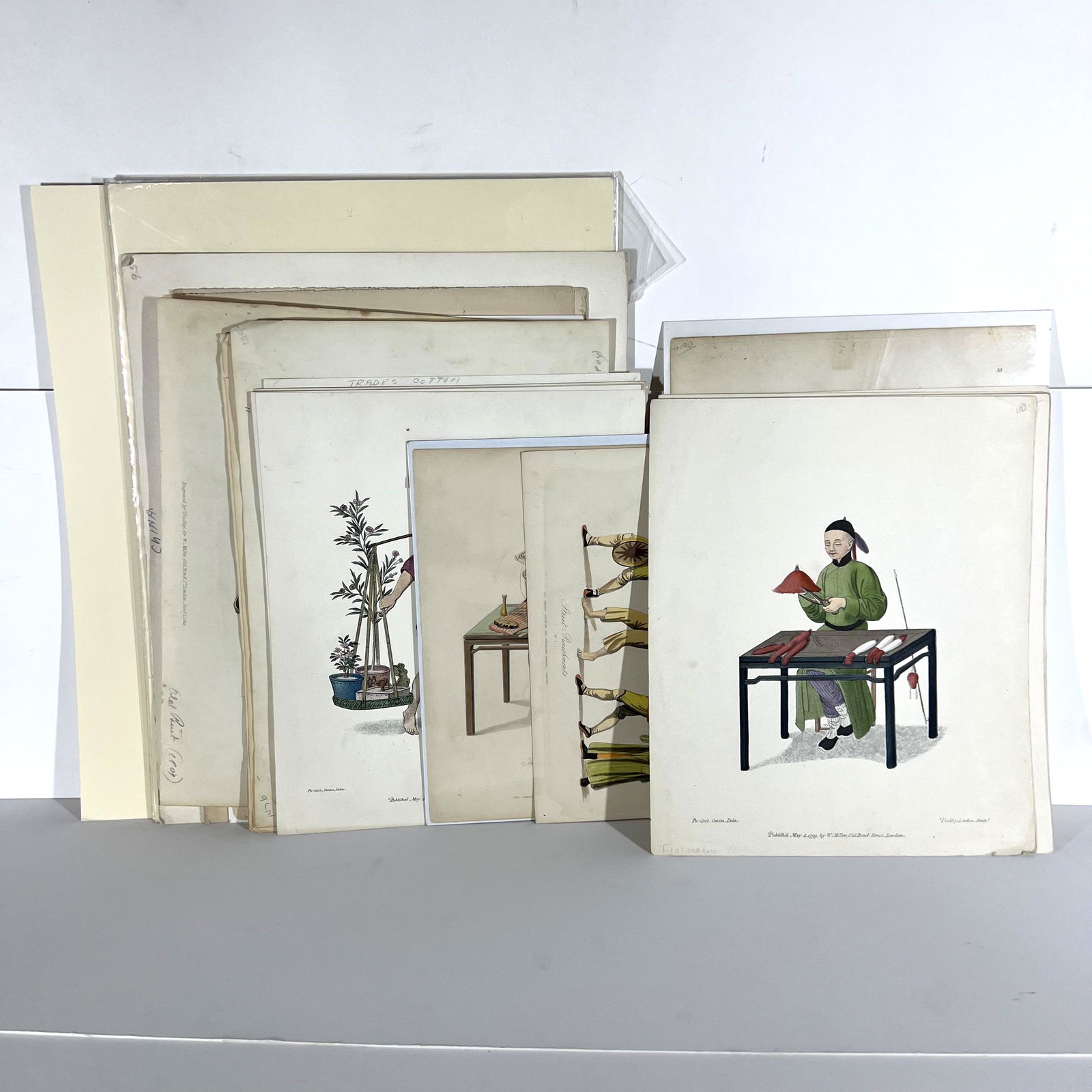 Assembled Group of 36 Chinese Figural Scenes (1 of 11)