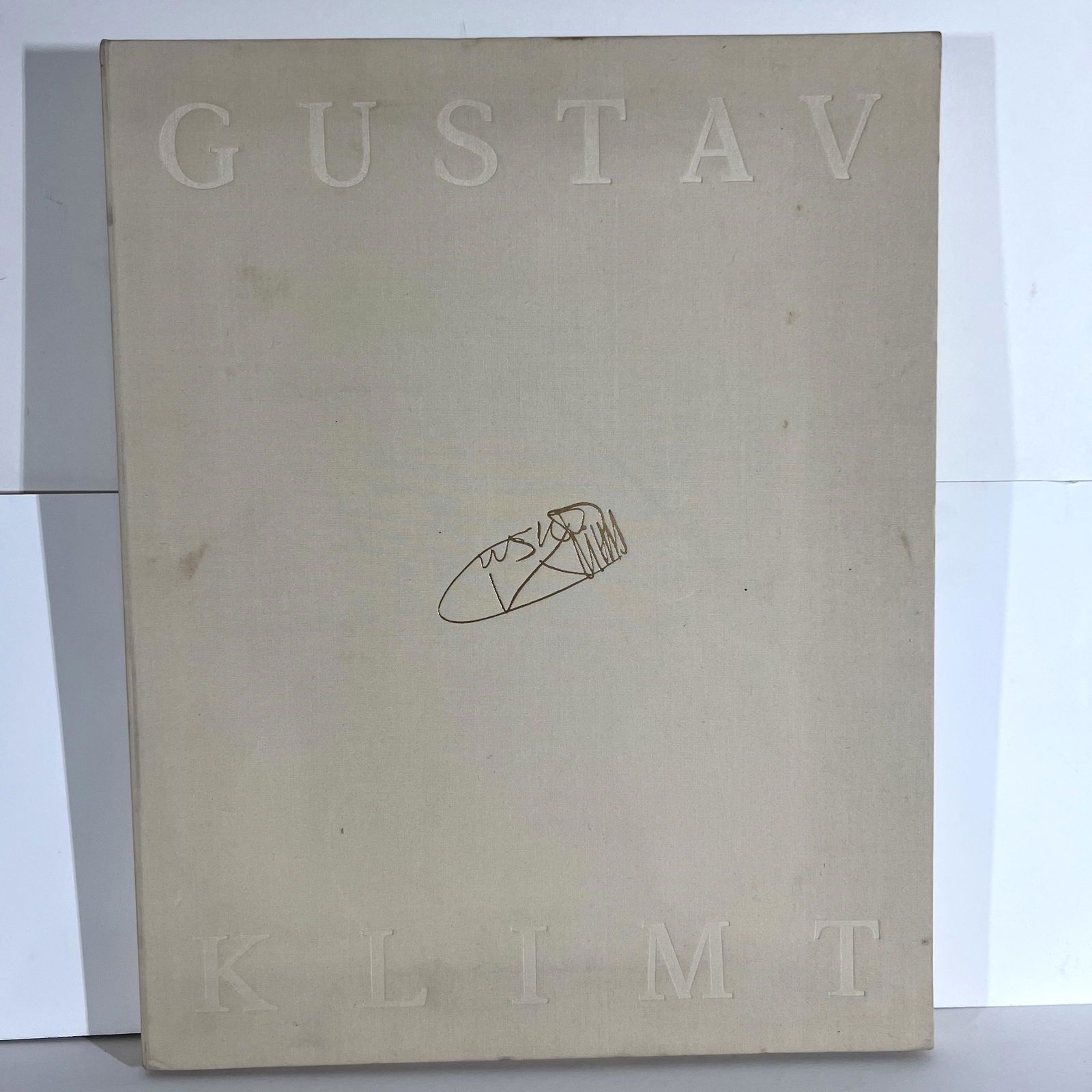 Book: Hans H. HOFSTATTER: "Gustav Klimt..." (1980): Impressive volume of Hans H. Hofstatter "Gustav Klimt: Erotic Drawings" published by Harry N. Abrams, NYC, 1980. Features 35 plates contained in linen fold down presentation box, linen boards with gil