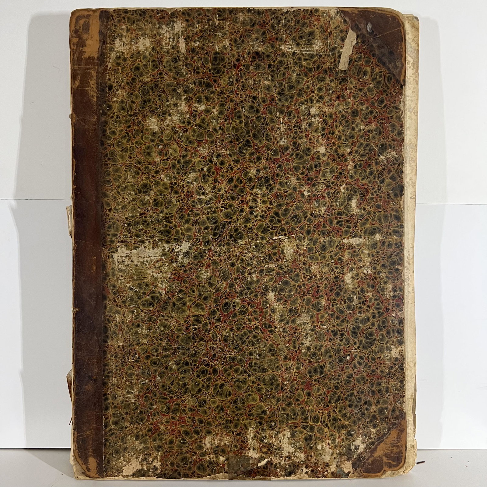 Book: Veuve PITROV: "Recueil de Differents...": French treatise on architecture, construction, and engineering by Veuve Pitrov, published "A Paris Ches La Veuve de L'Auteur, Rue des Noyers... Avec Privilege du Roy 1750". Marbleized covers contain 3