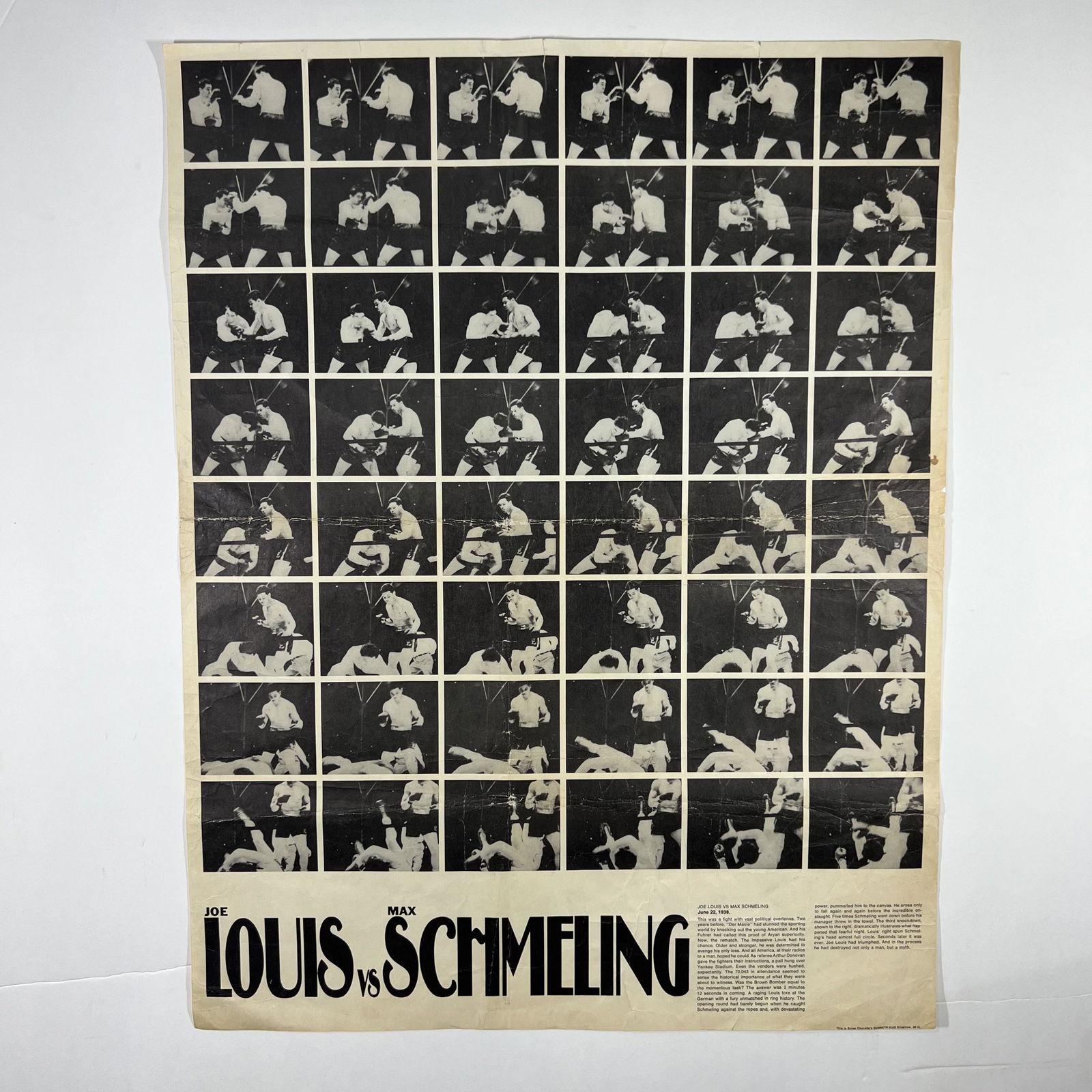 Joe Louis vs. Max Schmeling Fight Poster (1 of 7)