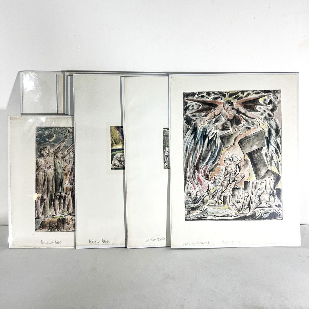 After William BLAKE: "The Book of Job" - 11 Prints (1 of 17)