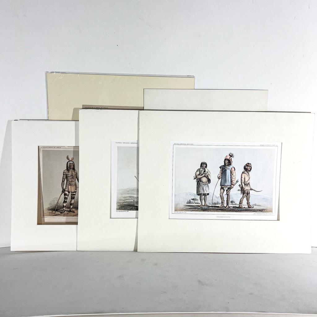 Native American Portraits - (8) Color Lithographs (1 of 16)