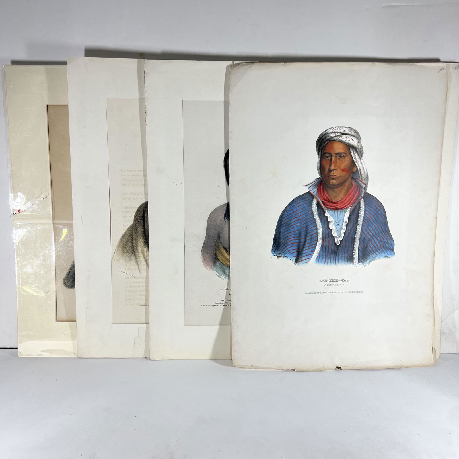 Six Color Portraits of Native American Chiefs (1 of 9)