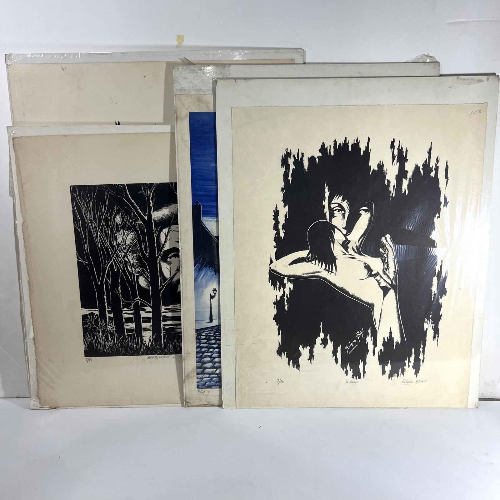 Roland ATLAN: Four Lithographs (1 of 10)