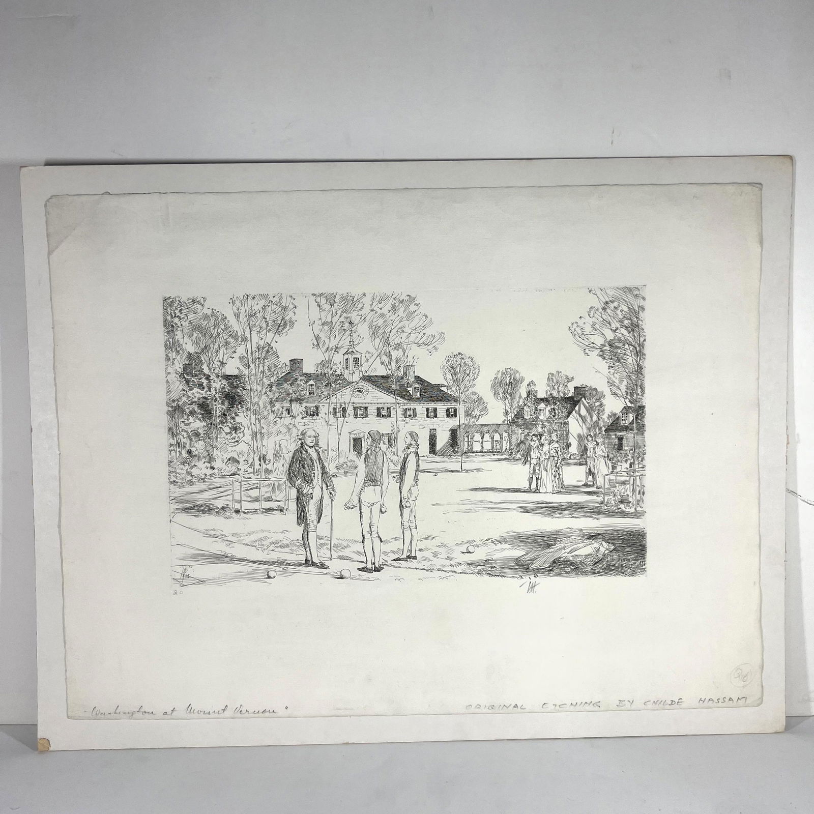 Childe HASSAM: "Washington..." - Etching (1 of 9)