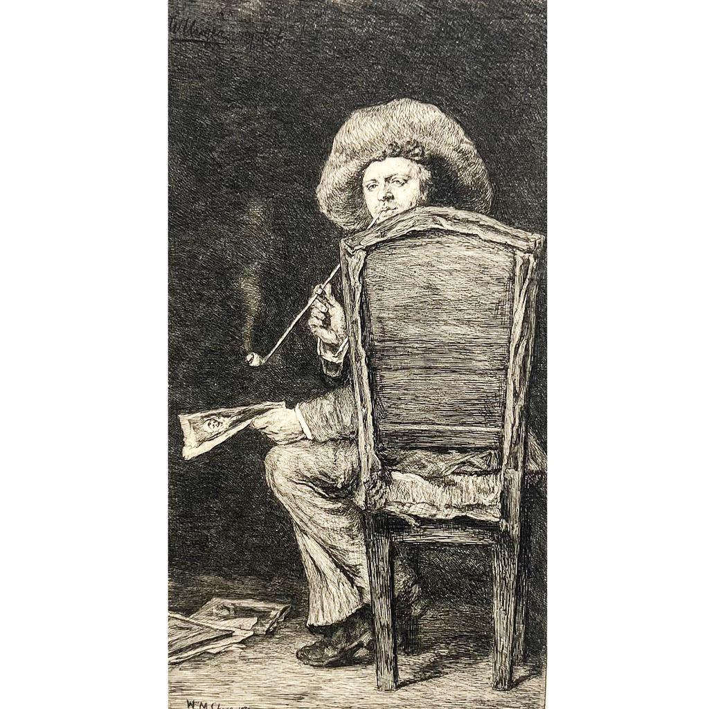 William M. CHASE: Frank Duveneck - Etching (1 of 9)