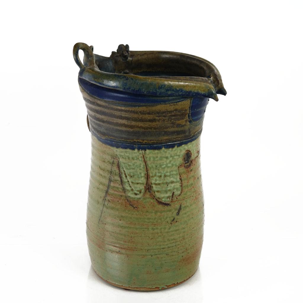 Robert WINOKUR: Glazed Handled Pitcher (1 of 10)